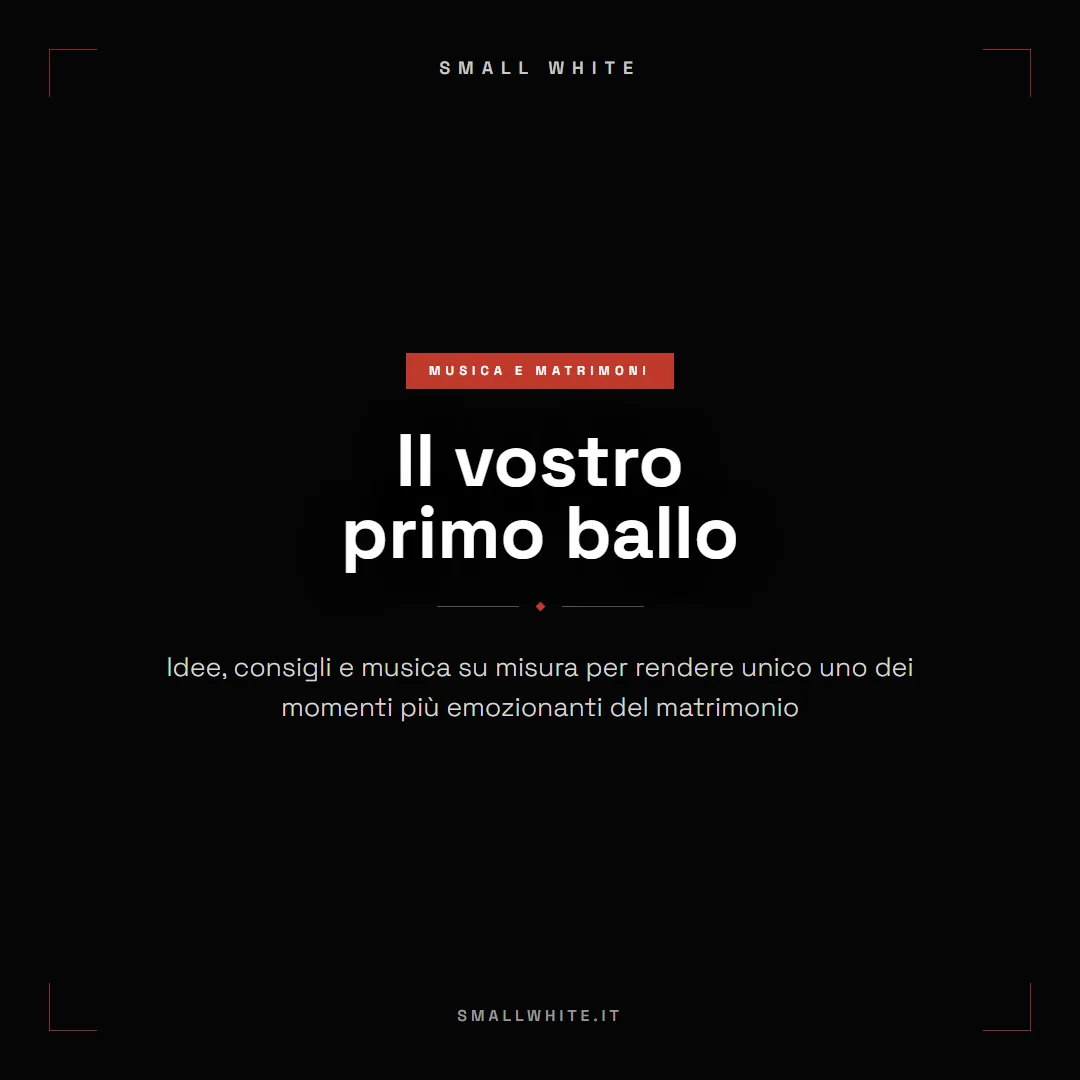 Copertina articolo: Canzone personalizzata per il primo ballo: come funziona e perché sceglierla