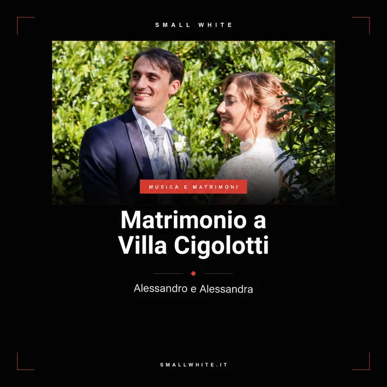 Copertina: Matrimonio a Villa Cigolotti, la festa di Alessandro e Alessandra