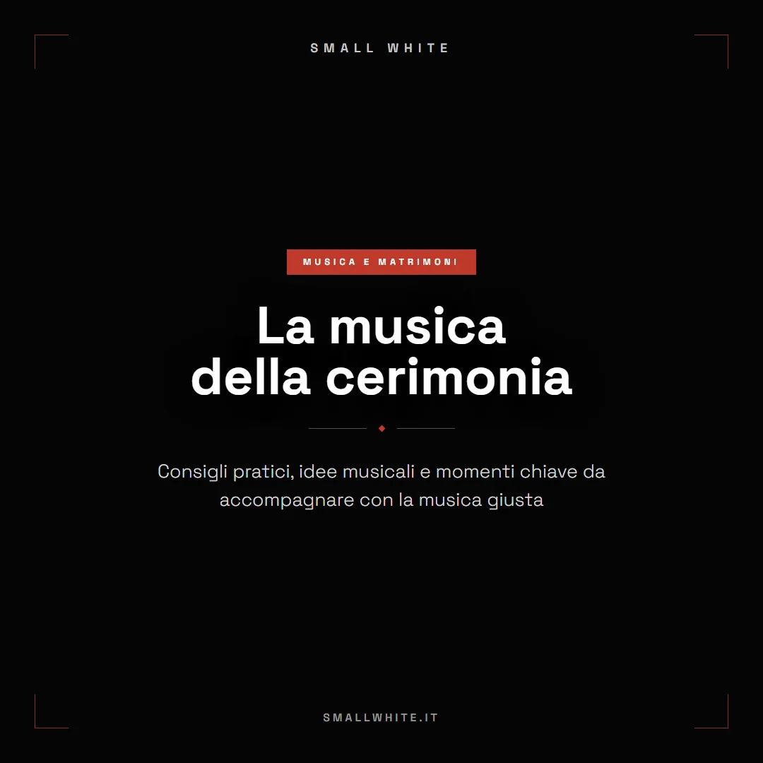 Copertina articolo: Musica cerimonia matrimonio: come scegliere i brani per rito civile o religioso