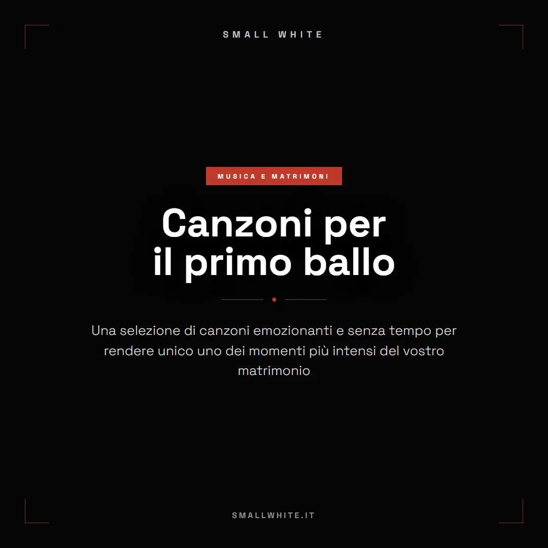 Copertina articolo: Primo ballo sposi: canzoni romantiche e consigli per scegliere quella giusta