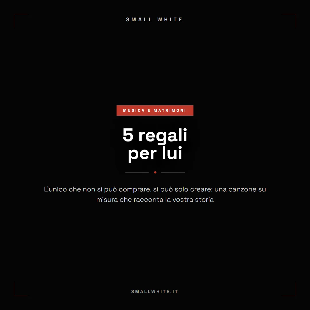 Copertina articolo: 5 regali emotivi per lo sposo: idee originali che non dimenticherà mai