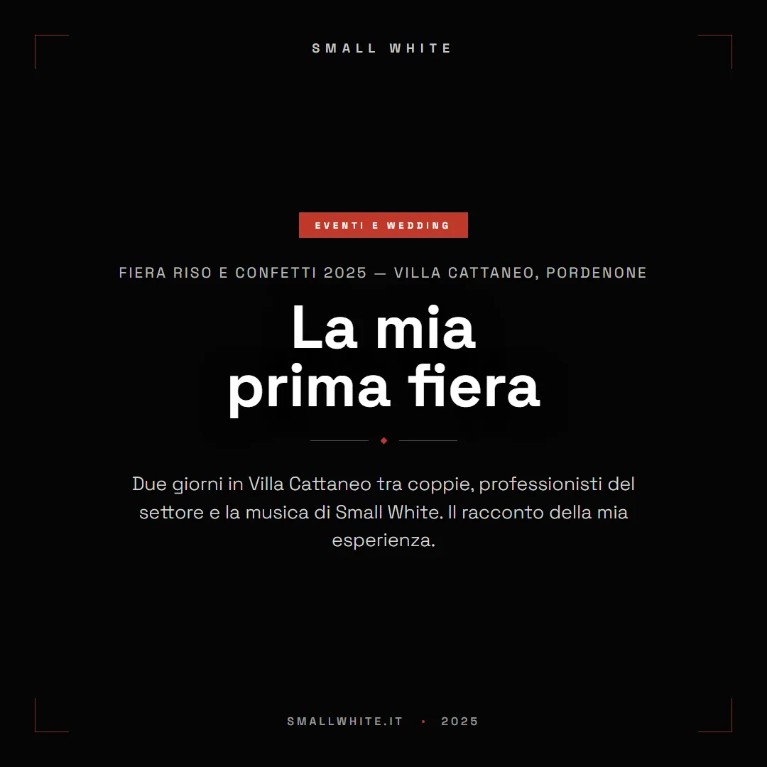Copertina articolo: Riso e Confetti 2025 a Pordenone: recap della mia prima fiera wedding