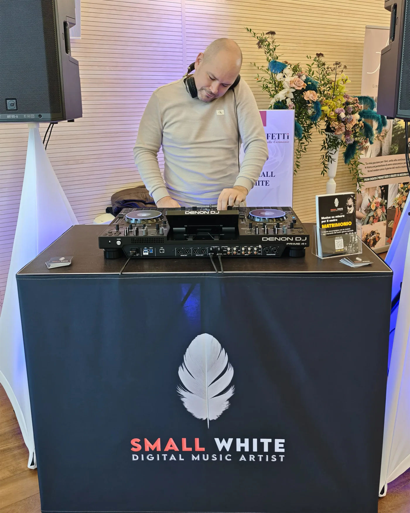 DJ Small White alla fiera Riso e Confetti 2025 a Pordenone