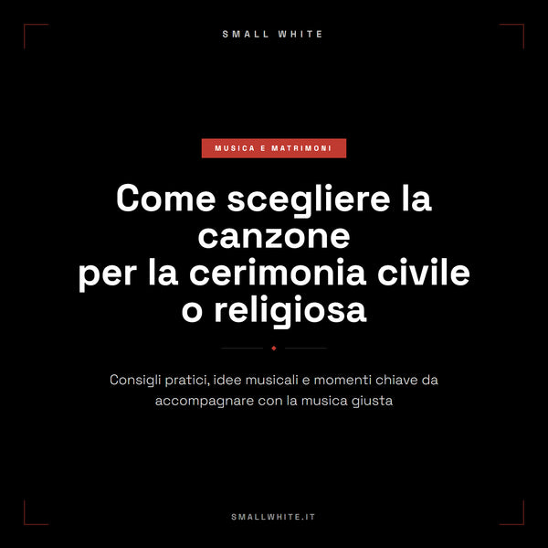 Musica cerimonia matrimonio: come scegliere i brani per rito civile o religioso