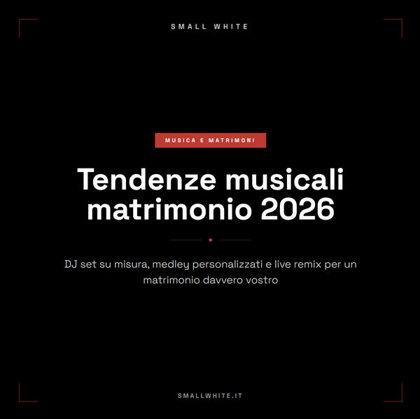 Tendenze musicali matrimonio 2026: idee, DJ set e momenti su misura